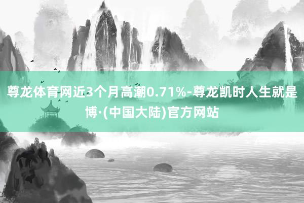 尊龙体育网近3个月高潮0.71%-尊龙凯时人生就是博·(中国大陆)官方网站
